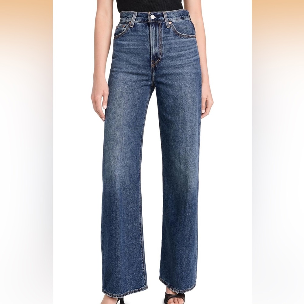 NWT Levi's Ribcage Wide Leg Jeans in Polar Perimeter